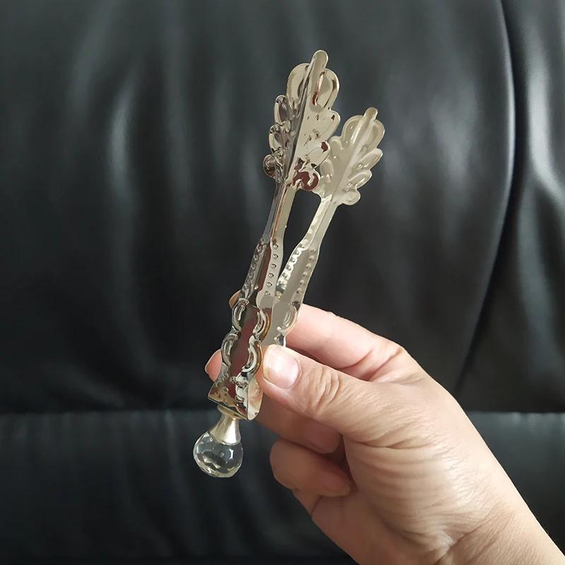 YXY Golden/Sliver Incense Clip Metal Solid Spices Tweezers 14cm Dessert and Ice Clips Non-slip Thicken Metal Tartar Food Clamp
YXY Golden/Sliver Incense Clip Metal Solid Spices Tweezers 14cm Dessert and Ice Clips Non-slip Thicken Metal Tartar Food Clamp