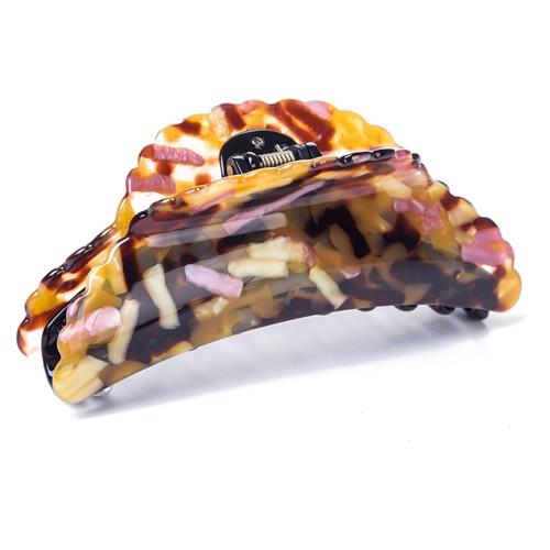 Полноразмерный целлулоид 12 см Большая заколка для волос Роскошная ручная работа Французский дизайн Модные аксессуары Черепаховый панцирь Женская заколка для волос
Полноразмерный целлулоид 12 см Большая заколка для волос Роскошная ручная работа Французский дизайн Модные аксессуары Черепаховый панцирь Женская заколка для волос