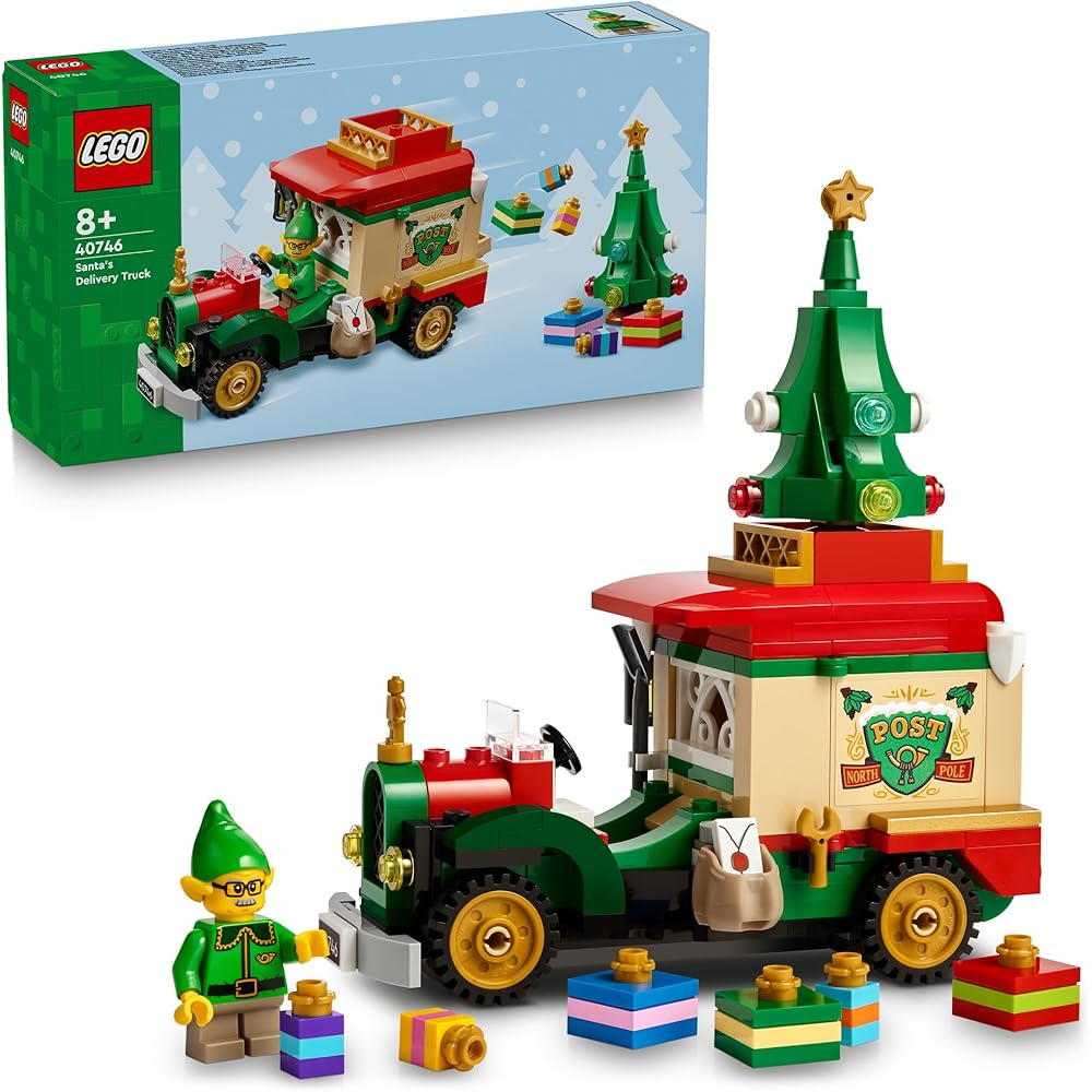 LEGO Christmas Delivery Truck Toy for Kids 8-10 Years Old Building Blocks Vehicle
LEGO Christmas Delivery Truck Toy for Kids 8-10 Years Old Building Blocks Vehicle