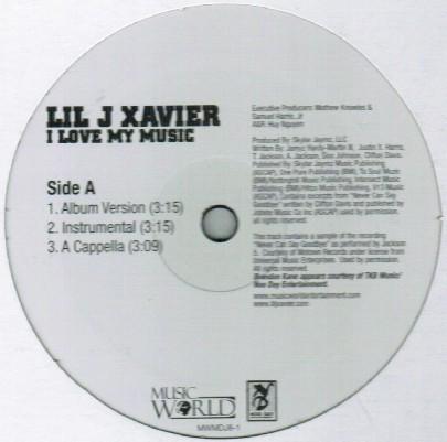 12-дюймовая пластинка LIL J XAVIER - I Love My Music MYMDJ81 MUSIC WORLD MUS 2006 US Рэп и хип-хоп/R&B Б/у
12-дюймовая пластинка LIL J XAVIER - I Love My Music MYMDJ81 MUSIC WORLD MUS 2006 US Рэп и хип-хоп/R&B Б/у