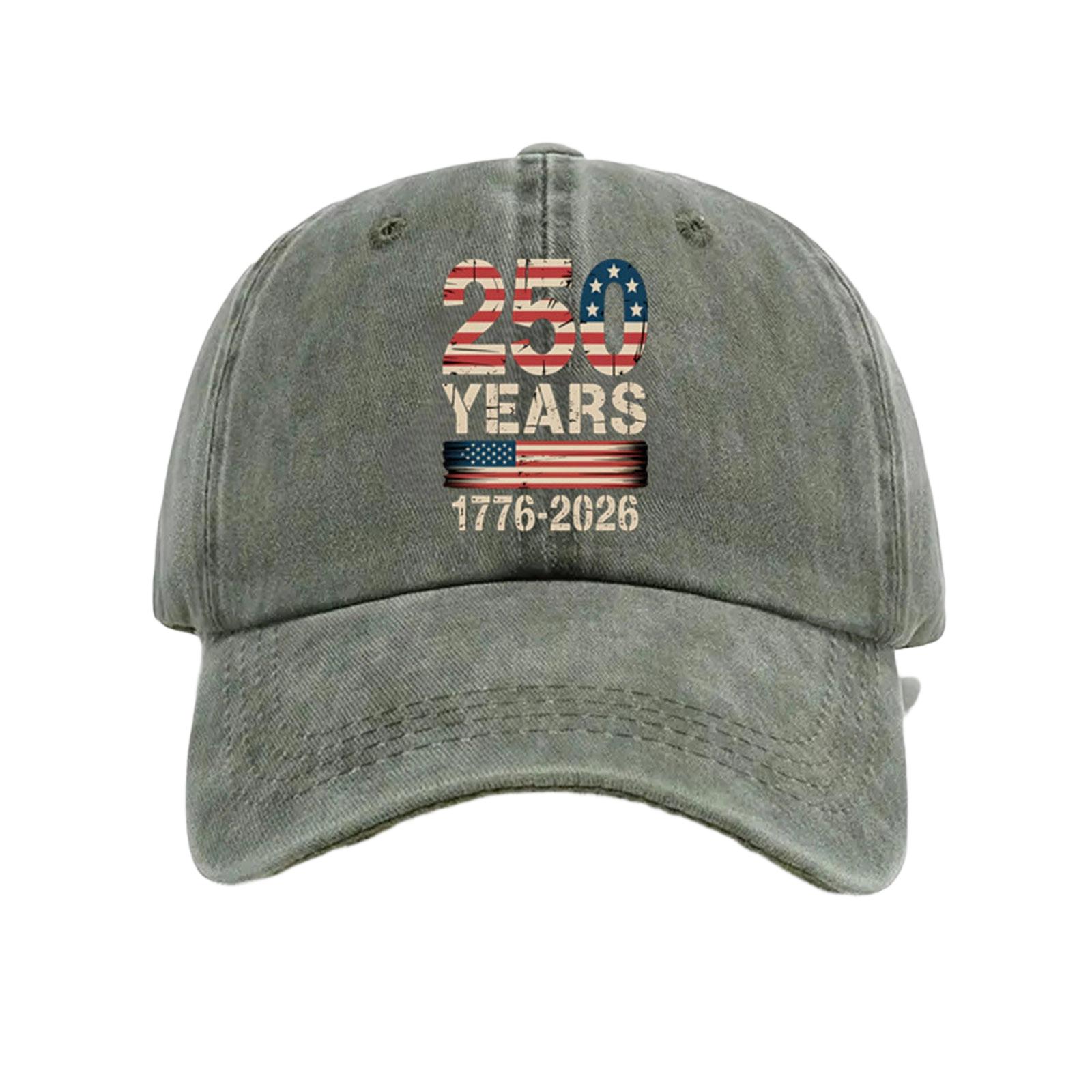 Adjustable Embroidered Baseball Cap with 250 Years 1776 2026 Flag Print Unstructured Cotton Twill Hat for Everyday Wear One Size зелёный
Adjustable Embroidered Baseball Cap with 250 Years 1776 2026 Flag Print Unstructured Cotton Twill Hat for Everyday Wear One Size зелёный