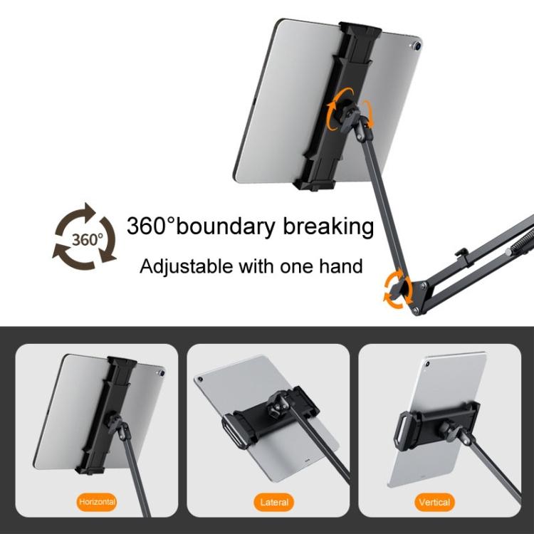 T31 Hidden Lazy Phone Tablet Stand with N2L Extended Arm + 4 Cable Clips for iPhone 16/16 Plus/16 Pro/16 Pro Max
T31 Hidden Lazy Phone Tablet Stand with N2L Extended Arm + 4 Cable Clips for iPhone 16/16 Plus/16 Pro/16 Pro Max