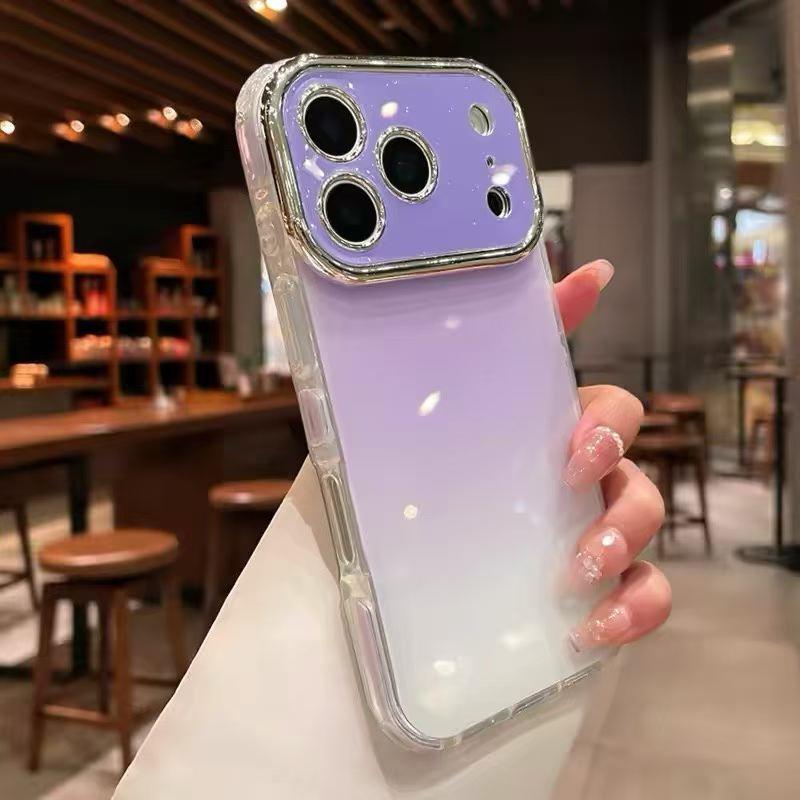 Gradient Pink Glitter Phone Case For iPhone 17 16 15 14 13 Pro Max Electroplated Camera Frame Soft Shockproof Cover iPhone 17 Pro Max фіолетовий
Gradient Pink Glitter Phone Case For iPhone 17 16 15 14 13 Pro Max Electroplated Camera Frame Soft Shockproof Cover iPhone 17 Pro Max фіолетовий