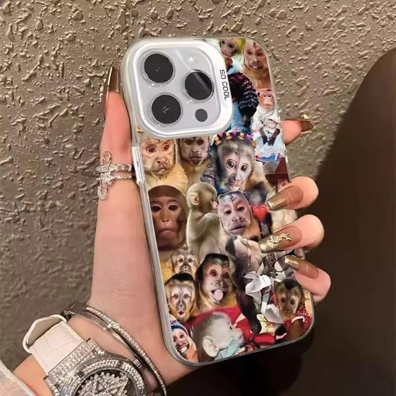 New Creative Monkey Pattern Phone Case For iPhone 16 Pro Max 16E 15 14 13 12 11 Pro XS X XR 7 8 Plus SE2 Shockproof TPU Cover iPhone 15Pro Max
New Creative Monkey Pattern Phone Case For iPhone 16 Pro Max 16E 15 14 13 12 11 Pro XS X XR 7 8 Plus SE2 Shockproof TPU Cover iPhone 15Pro Max