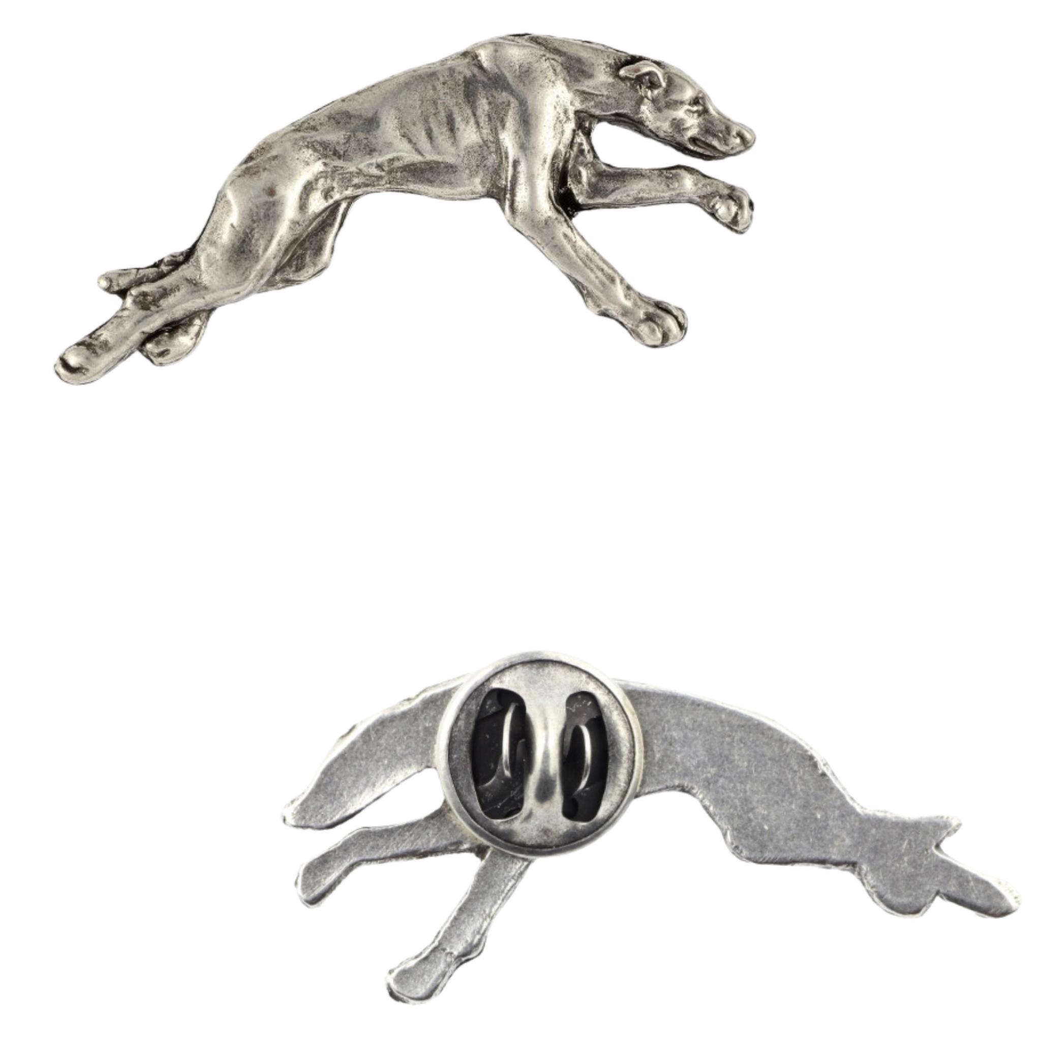 Greyhound, English Greyhound - Dog brooch in a gift box, elegant pin, lapel pin for Art-Dog brand jacket срібний
Greyhound, English Greyhound - Dog brooch in a gift box, elegant pin, lapel pin for Art-Dog brand jacket срібний