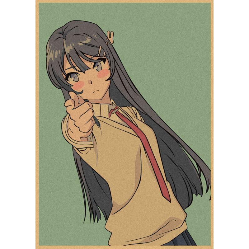 Large Adolescent Pig Head Boy Dream Girls Anime Poster - Retro Style Kraft Paper Yellow Kraft Paper (No Glue) 30X42 cm
Large Adolescent Pig Head Boy Dream Girls Anime Poster - Retro Style Kraft Paper Yellow Kraft Paper (No Glue) 30X42 cm