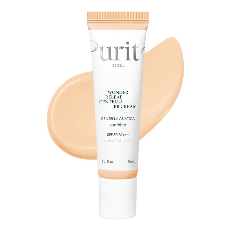 BB cream with centella extract Seoul Wonder Releaf Centella BB Cream №13 Neutral Ivory PURITO 30 ml
BB cream with centella extract Seoul Wonder Releaf Centella BB Cream №13 Neutral Ivory PURITO 30 ml