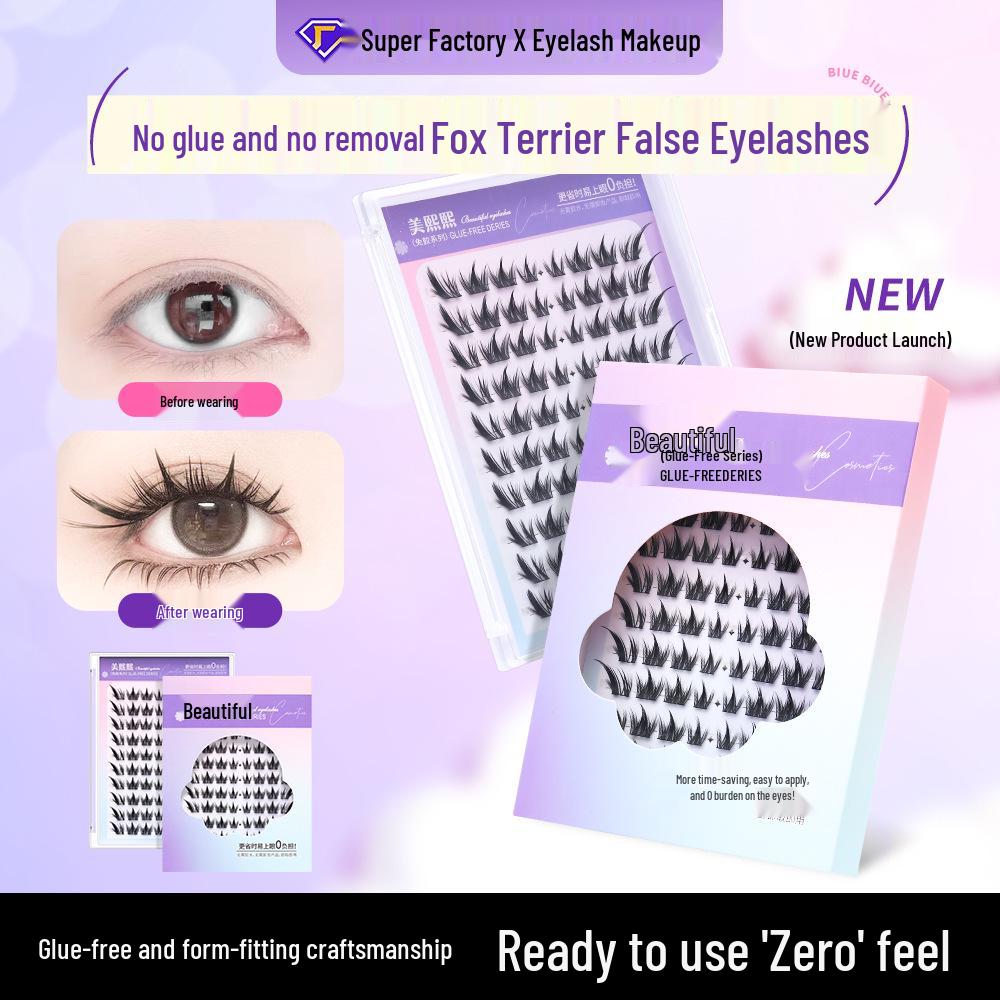 10-Row Large Capacity Self-Adhesive Fox Terrier Lashes - Natural Style, No-Glue, No-Removal Simulation for Women Glue 10 Rows (No Tools)
10-Row Large Capacity Self-Adhesive Fox Terrier Lashes - Natural Style, No-Glue, No-Removal Simulation for Women Glue 10 Rows (No Tools)