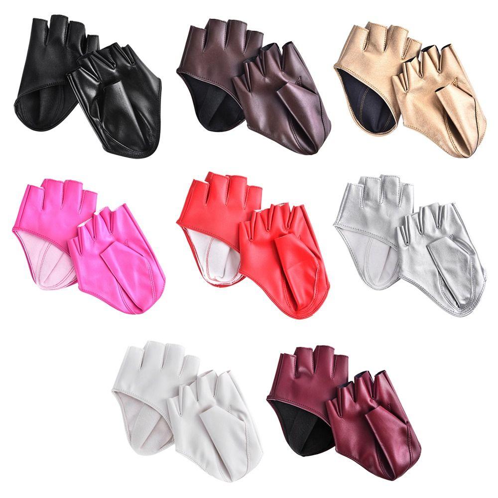 Dance Mittens Women Men PU Leather Gloves Ladys Driving Dress Cosplay Mittens Five Finger Gloves чорний
Dance Mittens Women Men PU Leather Gloves Ladys Driving Dress Cosplay Mittens Five Finger Gloves чорний