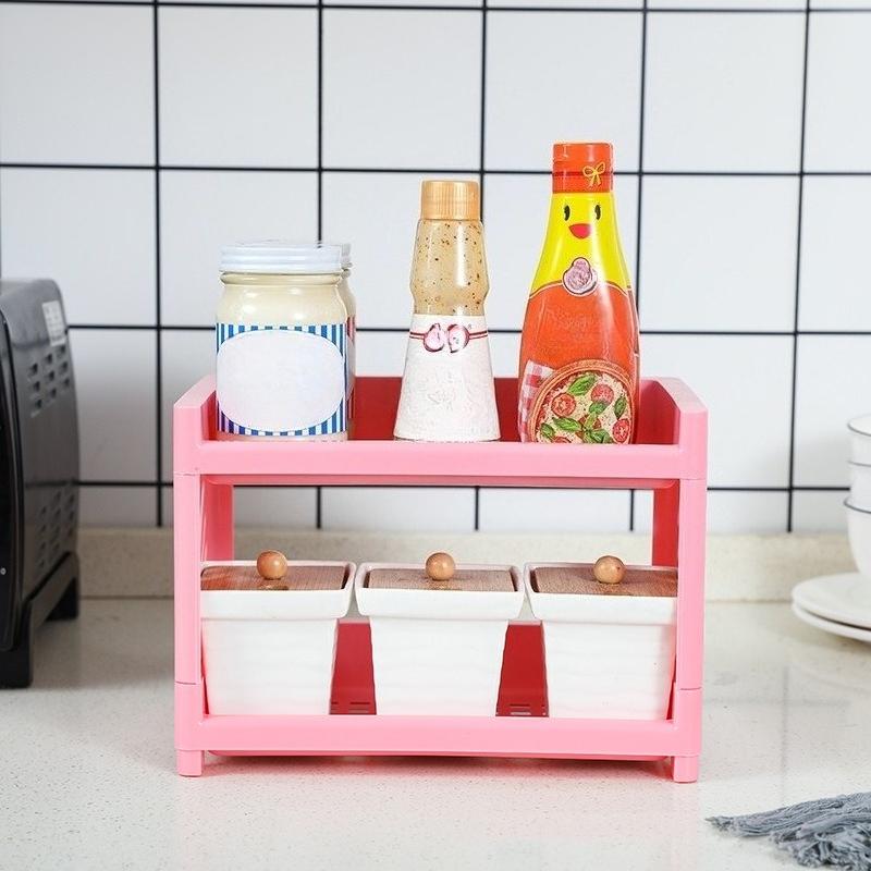 Double Layer Plastic Storage Shelf Desktop Organizer for Office Supplies Cosmetics Kitchen Bathroom Multifunctional Tray рожевий
Double Layer Plastic Storage Shelf Desktop Organizer for Office Supplies Cosmetics Kitchen Bathroom Multifunctional Tray рожевий