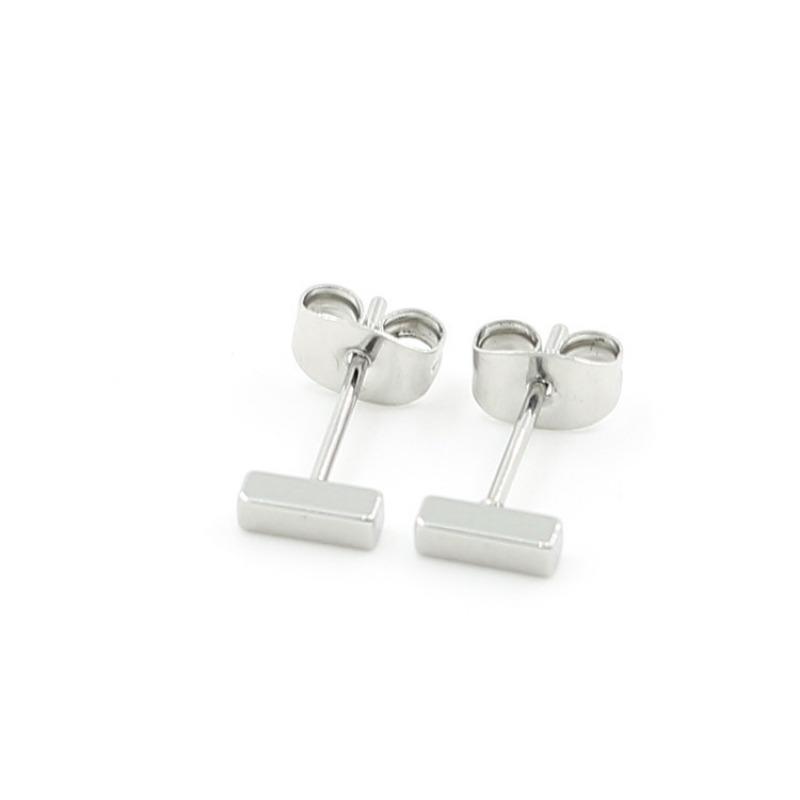Stainless Steel Minimalist Rectangle Bar Stud Earrings For Women Daily Wear 5pair серебряный
Stainless Steel Minimalist Rectangle Bar Stud Earrings For Women Daily Wear 5pair серебряный