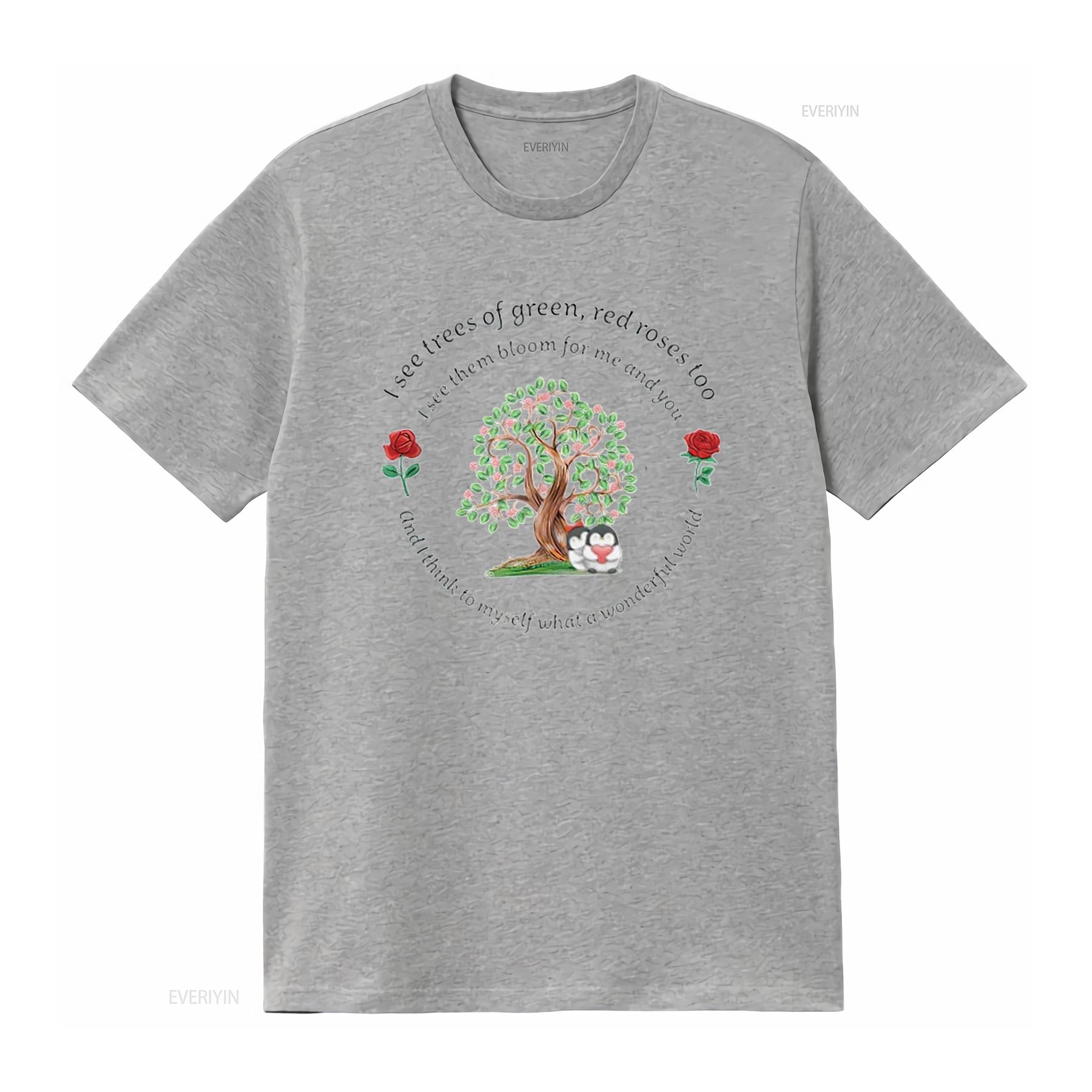 What a Wonderful World Cute Penguin Couple Tree Bloom Womens T Shirt White Medium vintage Washed Unisex fashion Soft Breathable S
What a Wonderful World Cute Penguin Couple Tree Bloom Womens T Shirt White Medium vintage Washed Unisex fashion Soft Breathable S