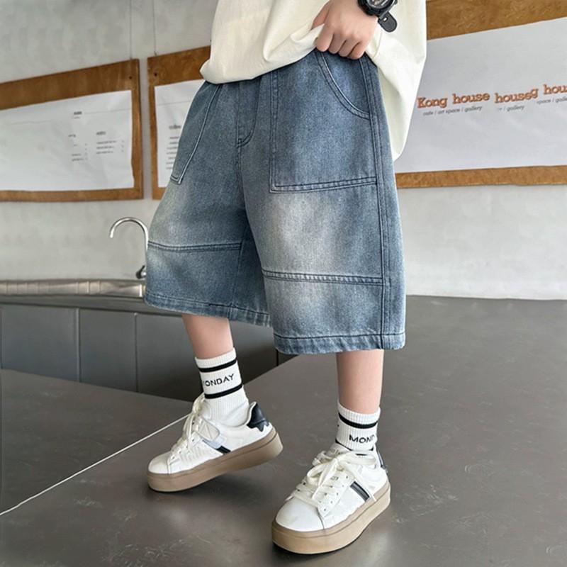 Boys Summer Athletic Denim Shorts Medium-Large Child Size Relaxed Fit Casual Mid-Rise Cropped Pants 170
Boys Summer Athletic Denim Shorts Medium-Large Child Size Relaxed Fit Casual Mid-Rise Cropped Pants 170