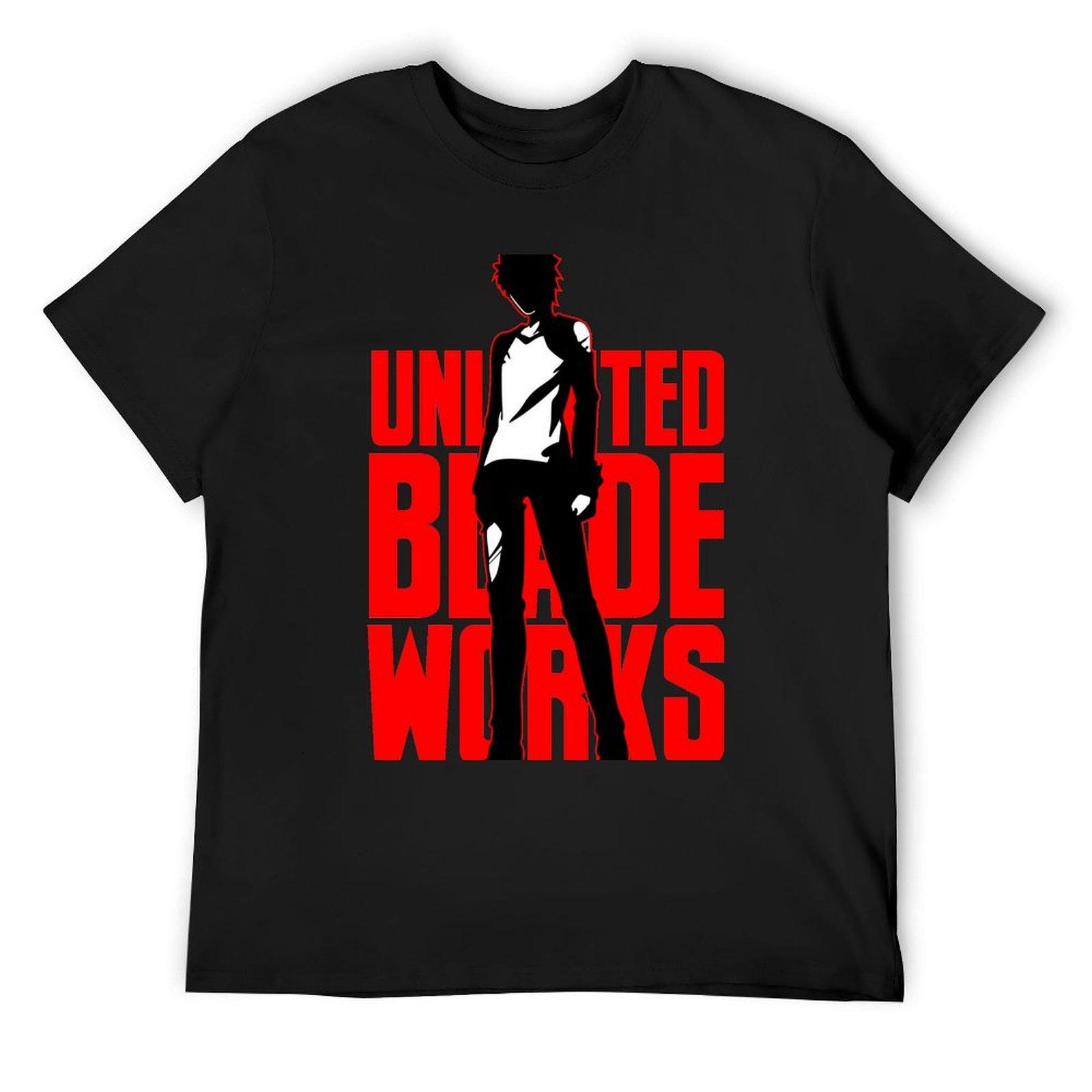 Emiya Shirou Unlimited Blade Works T-Shirt summer clothes essential t shirt for a boy luxury clothes men 4XL
Emiya Shirou Unlimited Blade Works T-Shirt summer clothes essential t shirt for a boy luxury clothes men 4XL