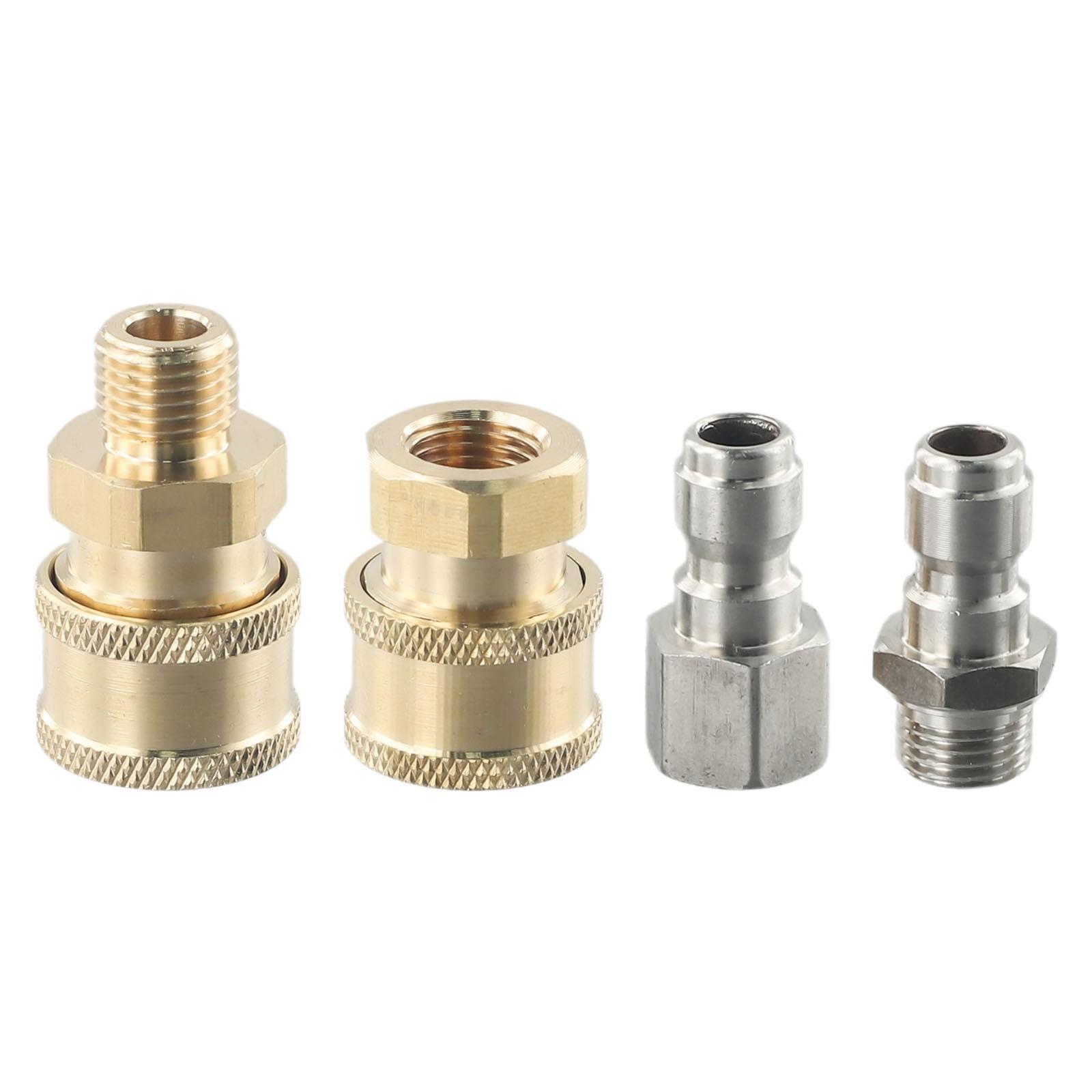 Быстроразъемное соединение 1/4\\\ наружная резьба 4 шт. Мойка высокого давления
Быстроразъемное соединение 1/4\\\ наружная резьба 4 шт. Мойка высокого давления