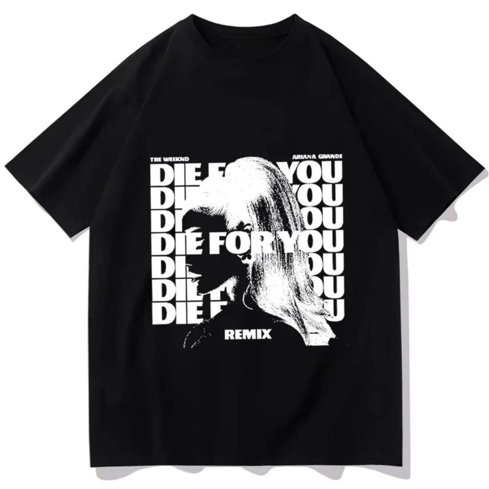 Лето 2025 новинка Ариана Гранде Die for You Музыкальный мерч Унисекс Харадзюку Повседневные футболки с принтом Подарок фанату Оверсайз футболки S разноцветный
Лето 2025 новинка Ариана Гранде Die for You Музыкальный мерч Унисекс Харадзюку Повседневные футболки с принтом Подарок фанату Оверсайз футболки S разноцветный