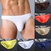 Männer Bikini Erotische Unterwäsche Beutel Eis Seide Slips Ultradünne