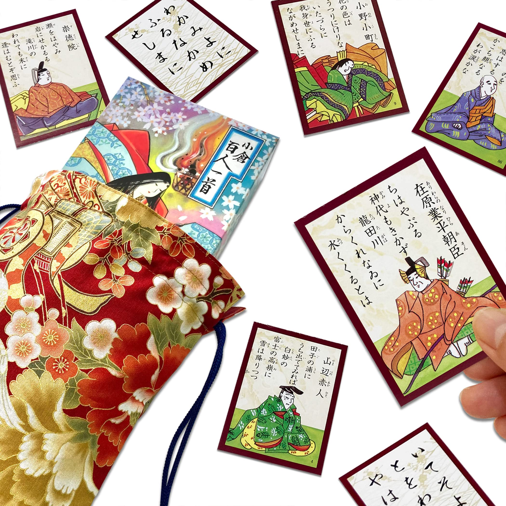 Hyakunin Isshu Karuta with Portable Scattering and Turning the Bozu New Indoor Competitive Made in Japan (Singing Karuta) Pouch, Cards, Year s Fun,
Hyakunin Isshu Karuta with Portable Scattering and Turning the Bozu New Indoor Competitive Made in Japan (Singing Karuta) Pouch, Cards, Year s Fun,
