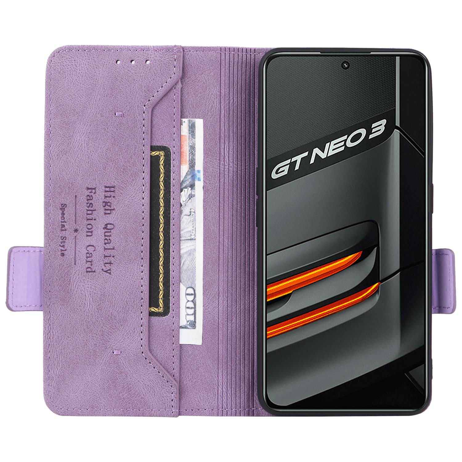 For Realme GT Neo3 Hardware Decor Foldable Stand Phone Wallet Case Double Magnetic Clasps PU Leather Protective Cover Purple
For Realme GT Neo3 Hardware Decor Foldable Stand Phone Wallet Case Double Magnetic Clasps PU Leather Protective Cover Purple