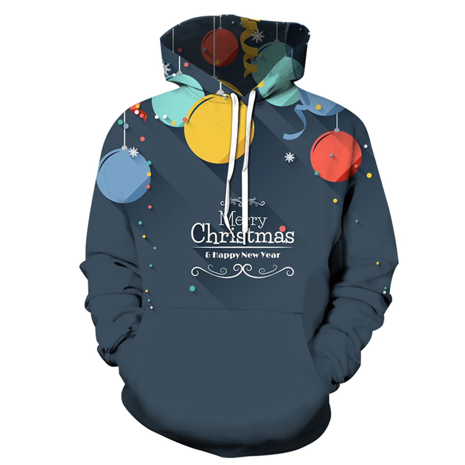 Womens Mens Kids Christmas Sweater Funny Hoodie 3D Digital Print Hooded Sweatshirts With Pockets XL темно-синього кольору
Womens Mens Kids Christmas Sweater Funny Hoodie 3D Digital Print Hooded Sweatshirts With Pockets XL темно-синього кольору