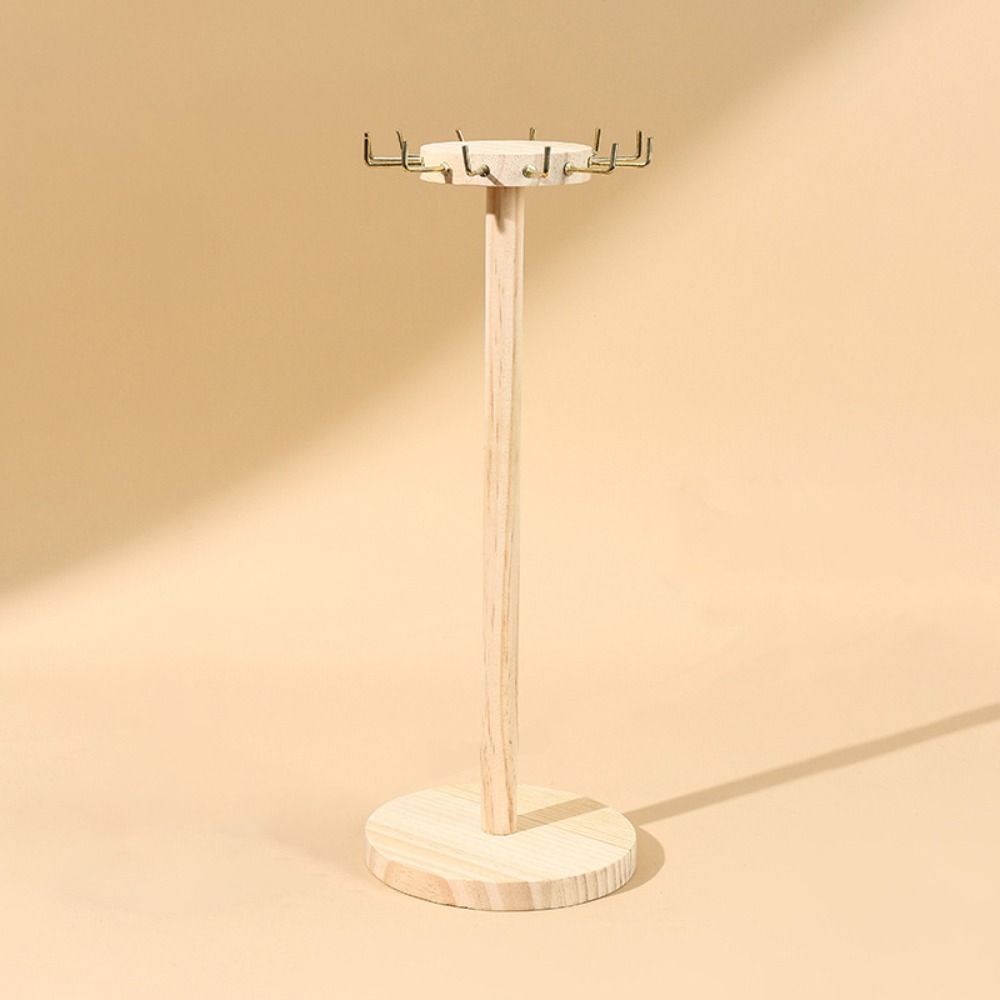 Earrings Jewelry Display Stand Pendant Necklace Hanger Portable Necklace Display Holder Solid Wood Color
Earrings Jewelry Display Stand Pendant Necklace Hanger Portable Necklace Display Holder Solid Wood Color
