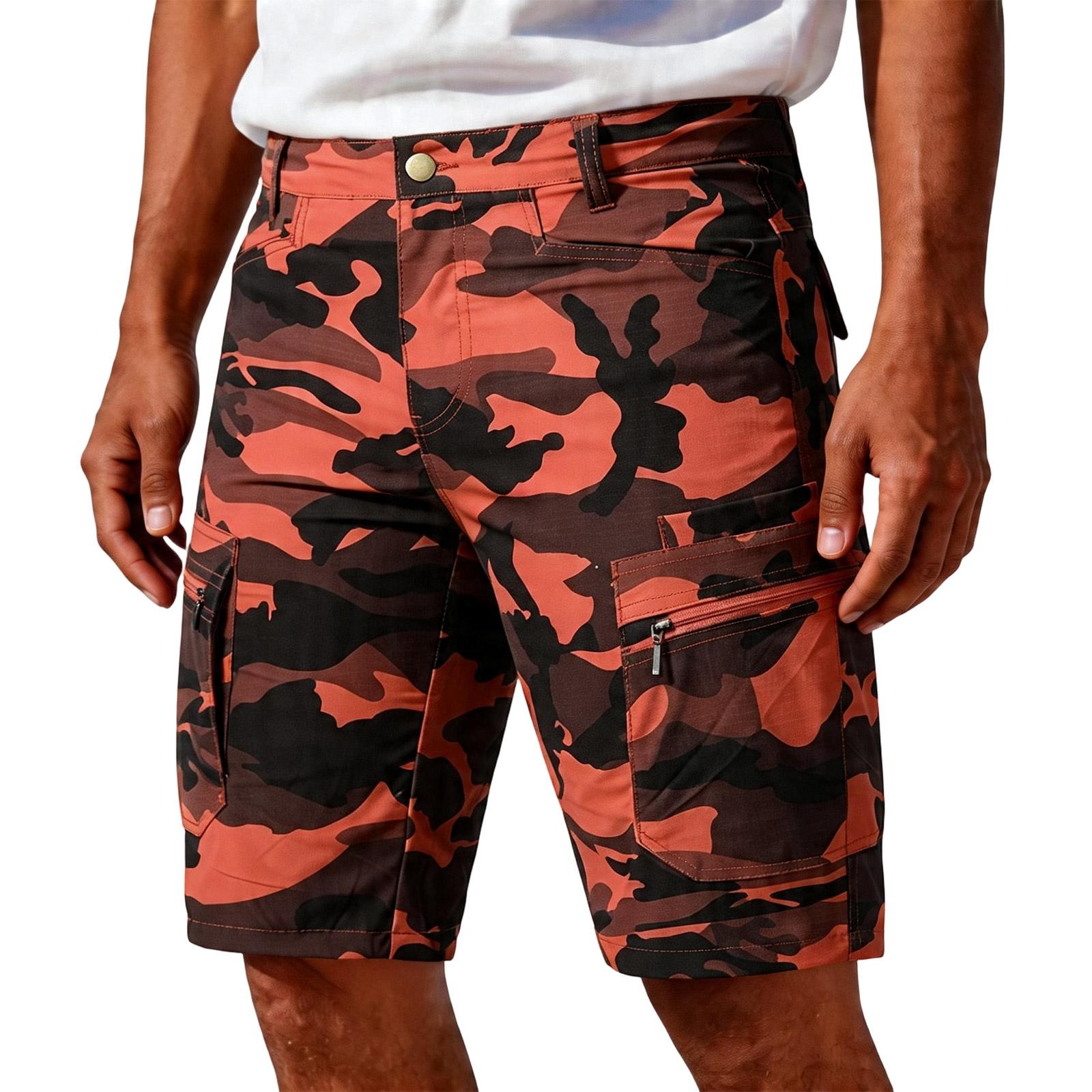Men’s Camouflage Print Cargo Shorts with Multiple Pockets Button Waistband and Zipper Closure Casual Fit XL красный
Men’s Camouflage Print Cargo Shorts with Multiple Pockets Button Waistband and Zipper Closure Casual Fit XL красный