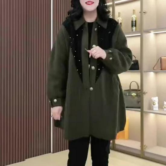 Autumn & Winter Plus Size Embroidered Long-Sleeve Cardigan Sweater for Middle-Aged Women 4XL (160-200 jin) зелений/коричневий
Autumn & Winter Plus Size Embroidered Long-Sleeve Cardigan Sweater for Middle-Aged Women 4XL (160-200 jin) зелений/коричневий