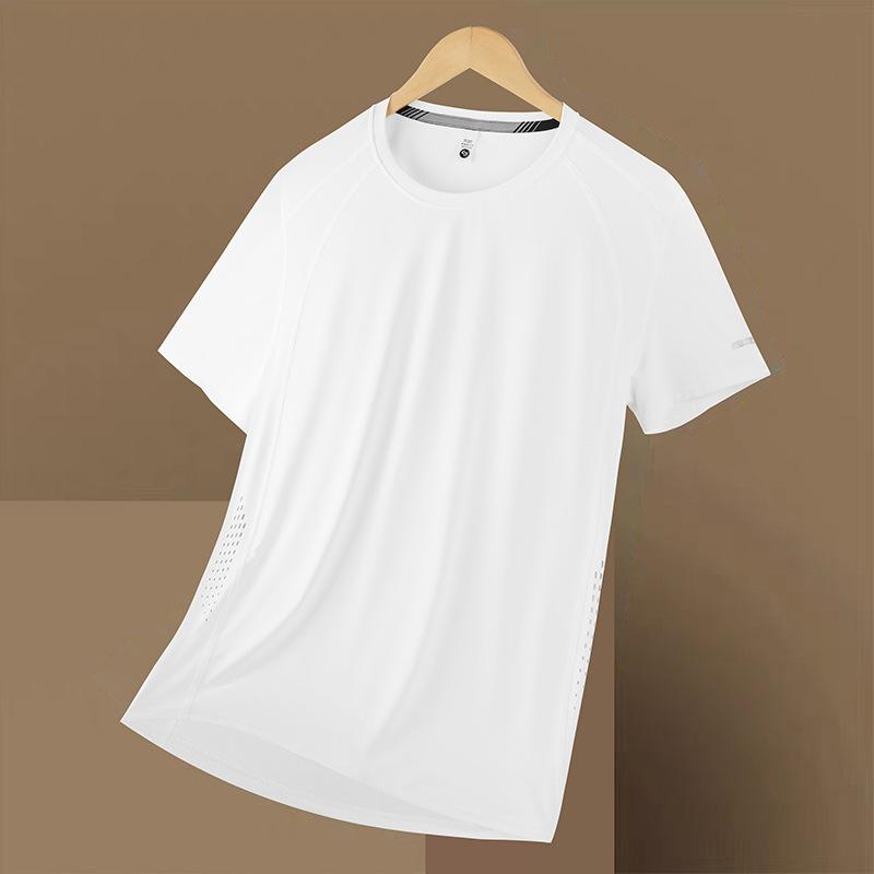 Men s Casual Round Neck Short Sleeved T-shirt Ice Silk Quick Drying Sports Men s Top XL білий
Men s Casual Round Neck Short Sleeved T-shirt Ice Silk Quick Drying Sports Men s Top XL білий