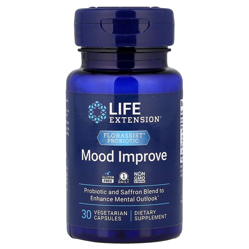 Life Extension FLORASSIST Mood Improve Veggie Capsules, 30 Counts 30 pcs - 1 ea
Life Extension FLORASSIST Mood Improve Veggie Capsules, 30 Counts 30 pcs - 1 ea
