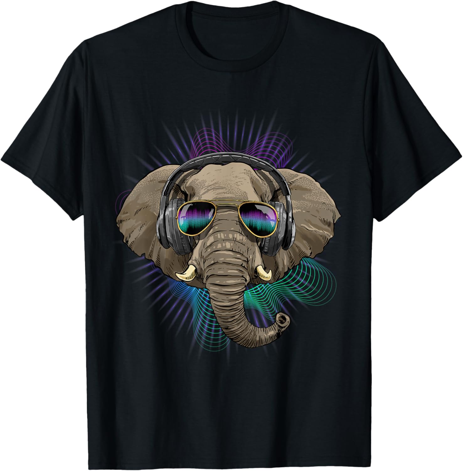 Music Elephant DJ Headphone Graphic Tee Retro Rave Festival T-Shirt for Men 4XL
Music Elephant DJ Headphone Graphic Tee Retro Rave Festival T-Shirt for Men 4XL