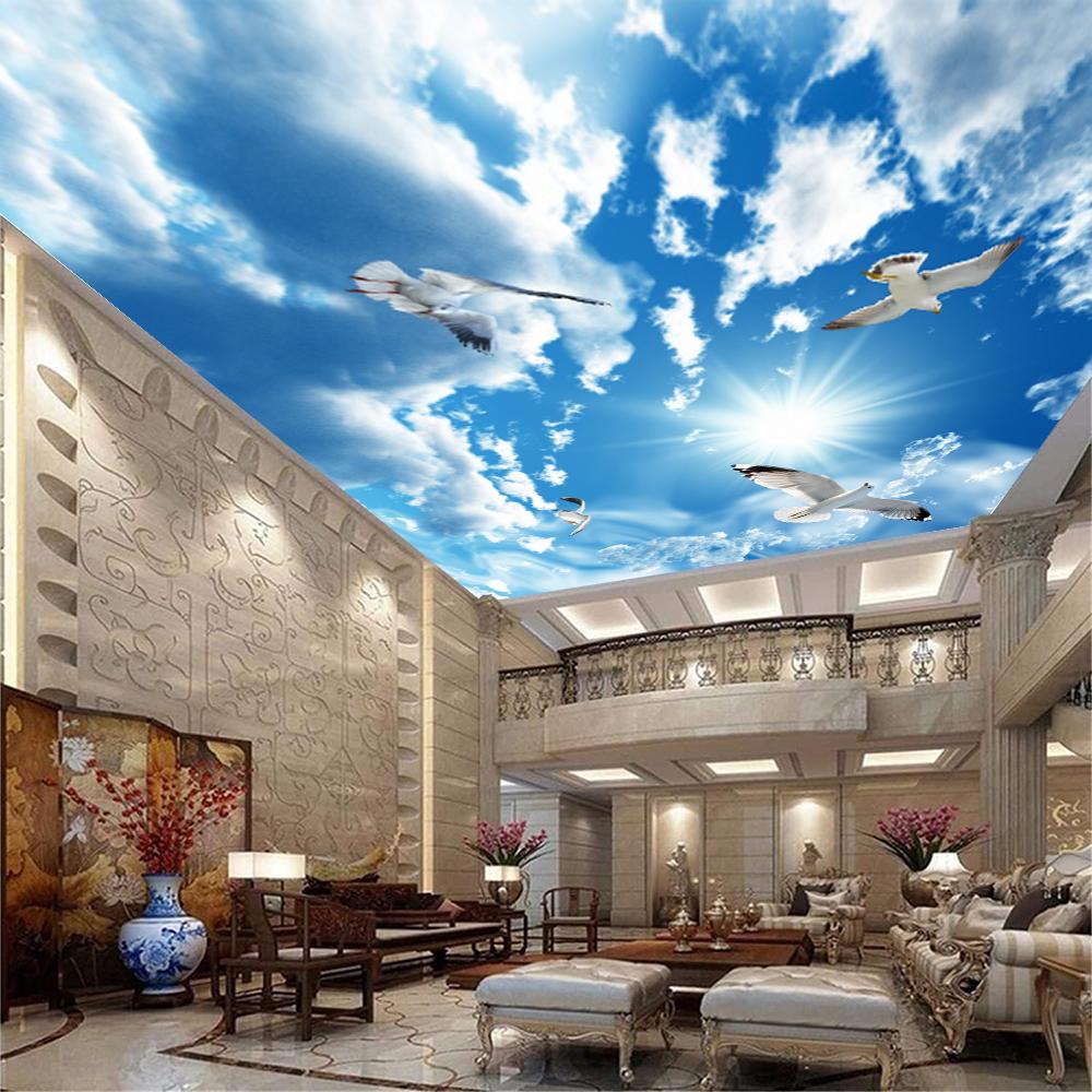 Обои Голубое Небо Белые Облака Фреска Солнечный Свет Чайка Потолочная Настенная Фреска Обои для Гостиной Спальни 200 cm(W) x 140 cm(H)
Обои Голубое Небо Белые Облака Фреска Солнечный Свет Чайка Потолочная Настенная Фреска Обои для Гостиной Спальни 200 cm(W) x 140 cm(H)