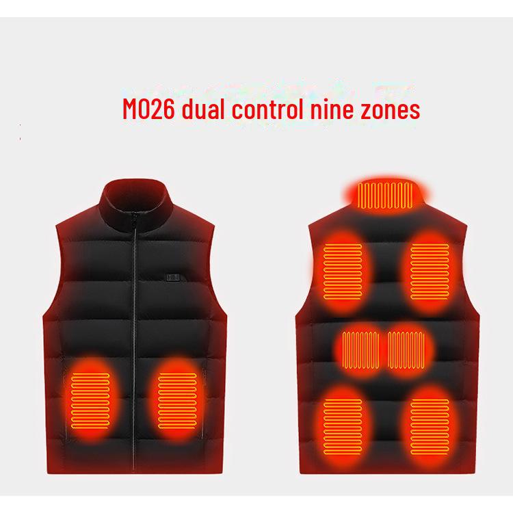 2024 Мужской зимний жилет с подогревом через USB - электрический подогрев, теплый, толстый, новый стиль Nine-zone dual control, 5XL чёрный
2024 Мужской зимний жилет с подогревом через USB - электрический подогрев, теплый, толстый, новый стиль Nine-zone dual control, 5XL чёрный