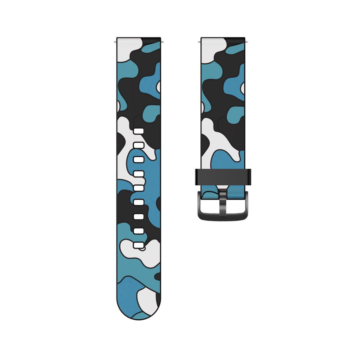 22mm Camouflage with Black Buckle Silicone Watch Band for Huawei Watch GT 2 46mm/GT/GT 2e Blue
22mm Camouflage with Black Buckle Silicone Watch Band for Huawei Watch GT 2 46mm/GT/GT 2e Blue