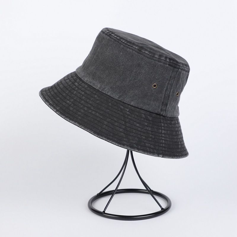 Cross-Border Washed Light Board Bucket Hat Female Retro Distressed Brass Buckle Air Hole Breathable Sun Hat Pure Color All-Matching Basin Hat Male Black M(56-58cm)
Cross-Border Washed Light Board Bucket Hat Female Retro Distressed Brass Buckle Air Hole Breathable Sun Hat Pure Color All-Matching Basin Hat Male Black M(56-58cm)