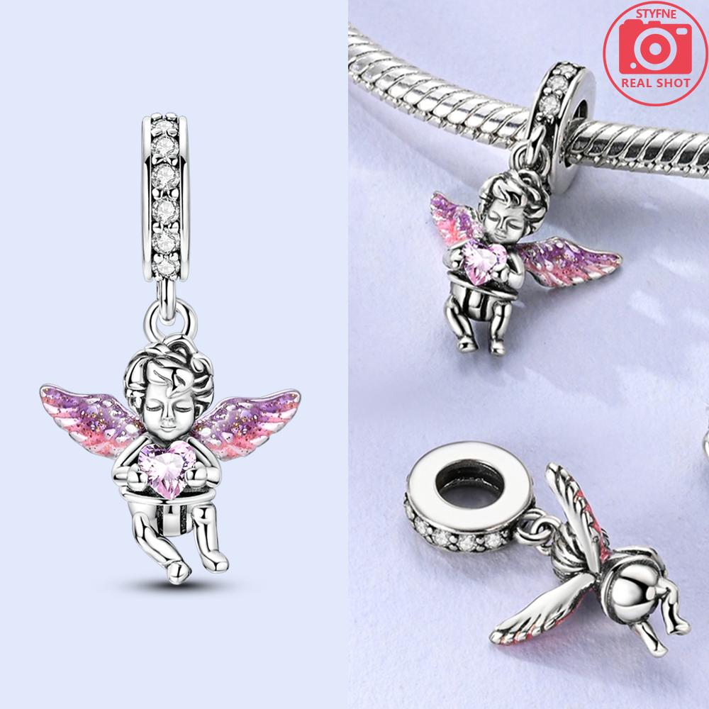 Charms 925 Silver Pink Angel Wing Love Heart Zircon Hug Beads Fit Bracelet Women Jewelry Diy Fine Gift
Charms 925 Silver Pink Angel Wing Love Heart Zircon Hug Beads Fit Bracelet Women Jewelry Diy Fine Gift