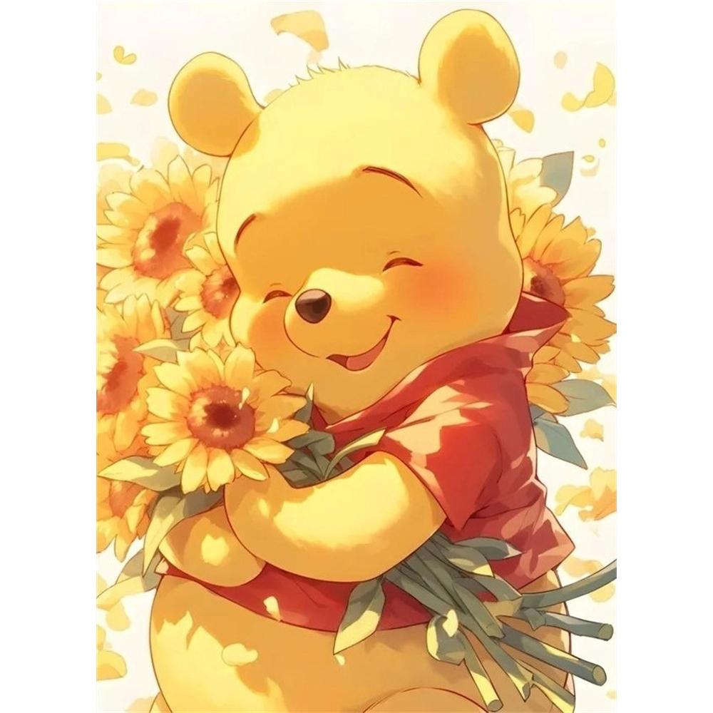 Disney Diamond Painting Set Winnie The Pooh Holding Flowers Illustration Embroidery Wall Decoration DIY Set Gift Handmade Crystal 5D Diamond Round 20x30cm
Disney Diamond Painting Set Winnie The Pooh Holding Flowers Illustration Embroidery Wall Decoration DIY Set Gift Handmade Crystal 5D Diamond Round 20x30cm