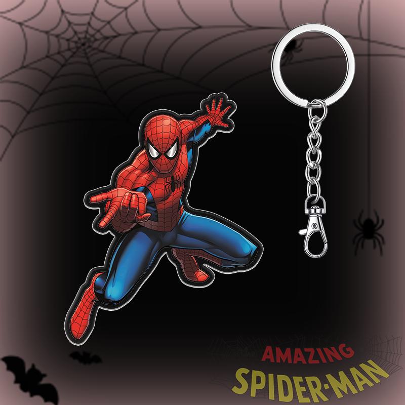 Spider Man 6cm Anime Cool Acrylic Keychain Accessaries Cartoon Bag Pendant Gift Cute Car Decorate Keyring Friends Fans Gifts 6CM
Spider Man 6cm Anime Cool Acrylic Keychain Accessaries Cartoon Bag Pendant Gift Cute Car Decorate Keyring Friends Fans Gifts 6CM