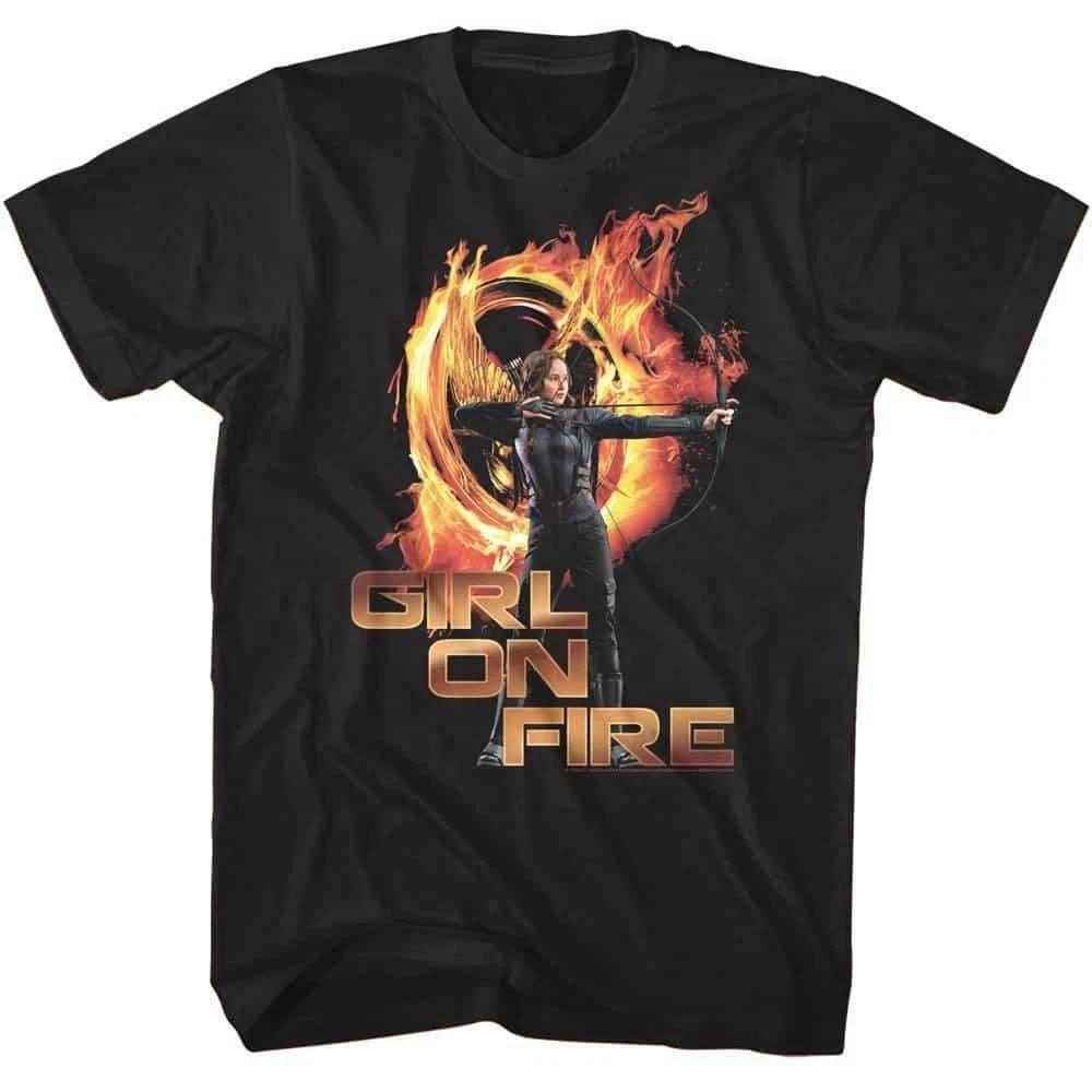 Hunger Games Katniss Girl on Fire Men s T Shirt S
Hunger Games Katniss Girl on Fire Men s T Shirt S