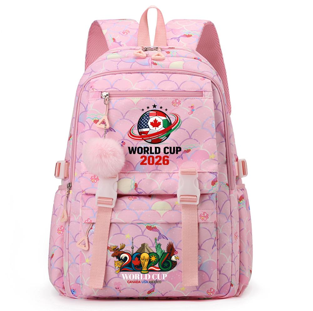 Cute 2026 Fifa World Cup Printed Backpack for Teenager Student Girl Boy Bookbag Schoolbag Large Capacity Waterproof Travel Bag Gift Rucksak
Cute 2026 Fifa World Cup Printed Backpack for Teenager Student Girl Boy Bookbag Schoolbag Large Capacity Waterproof Travel Bag Gift Rucksak