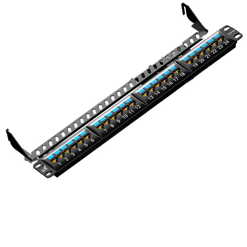 SAMZHE 24-Port CAT6 Gigabit 1U Rackmount Patch Panel
SAMZHE 24-Port CAT6 Gigabit 1U Rackmount Patch Panel