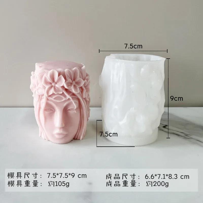 3D Garland Girl Portrait Candle Silicone Mold DIY Body Art Sculpture Resin Plaster Cement Mould Home Crafts Gifts
3D Garland Girl Portrait Candle Silicone Mold DIY Body Art Sculpture Resin Plaster Cement Mould Home Crafts Gifts
