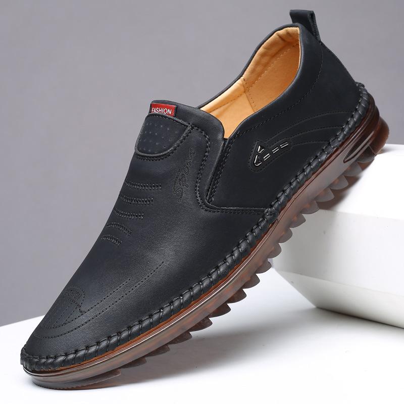 Spring New Men s Soft Leather Soft Bottom Flat Heel Casual Men s Shoes Non-slip Slip-on Mens Loafers Men Leather Shoes 44
Spring New Men s Soft Leather Soft Bottom Flat Heel Casual Men s Shoes Non-slip Slip-on Mens Loafers Men Leather Shoes 44