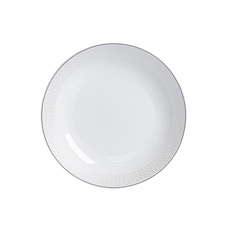 NINE CRANES 8-inch Gold Trim Bone China Dinner Plates (Set of 4)
NINE CRANES 8-inch Gold Trim Bone China Dinner Plates (Set of 4)