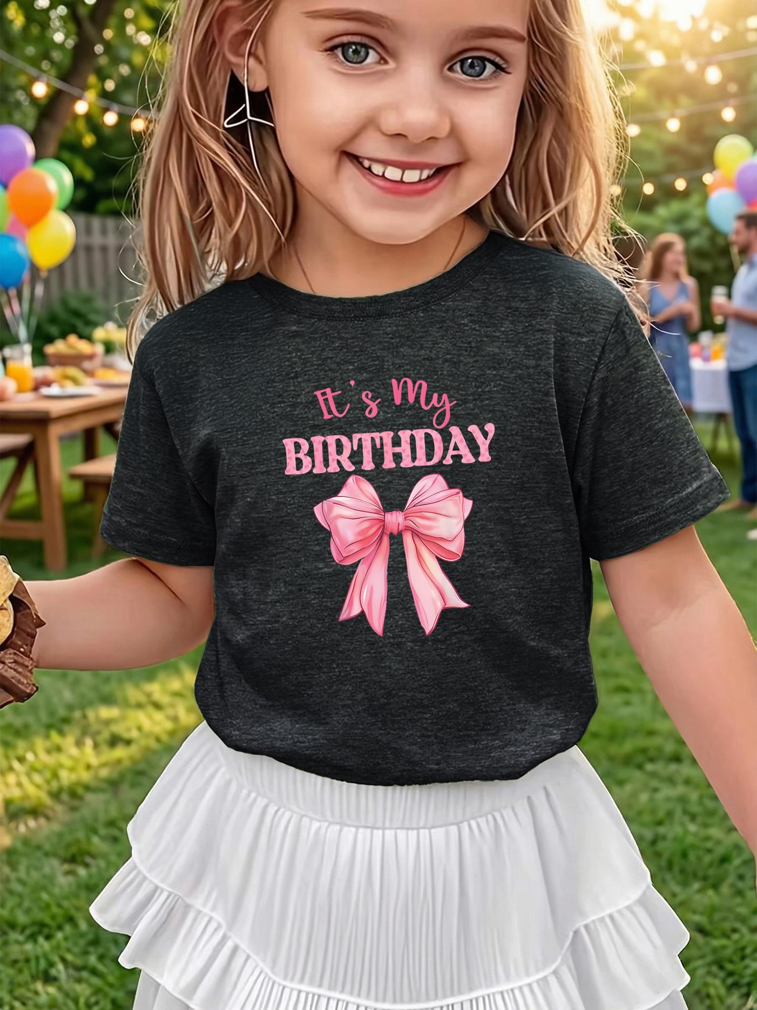 Spring and summer girls casual sports and comfortable short-sleeved T-shirts: pink bow design 100
Spring and summer girls casual sports and comfortable short-sleeved T-shirts: pink bow design 100