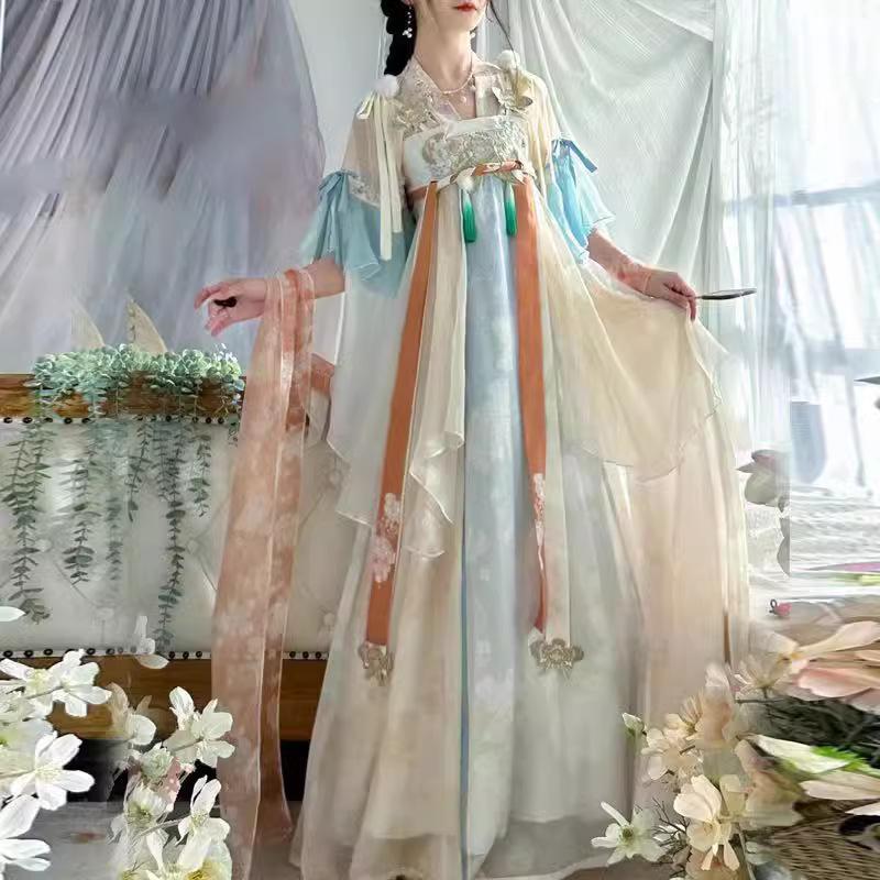 New paper kite Tang chest shirt torn skirt Han element embroidery printing daily spring and summer girlfriend L зелений
New paper kite Tang chest shirt torn skirt Han element embroidery printing daily spring and summer girlfriend L зелений