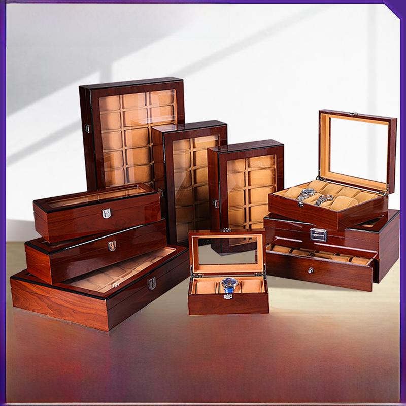 Wooden Watch Storage Box - Available in 3, 5, 6, 8, 10, and 12 Slots for Display and Presentation
Wooden Watch Storage Box - Available in 3, 5, 6, 8, 10, and 12 Slots for Display and Presentation