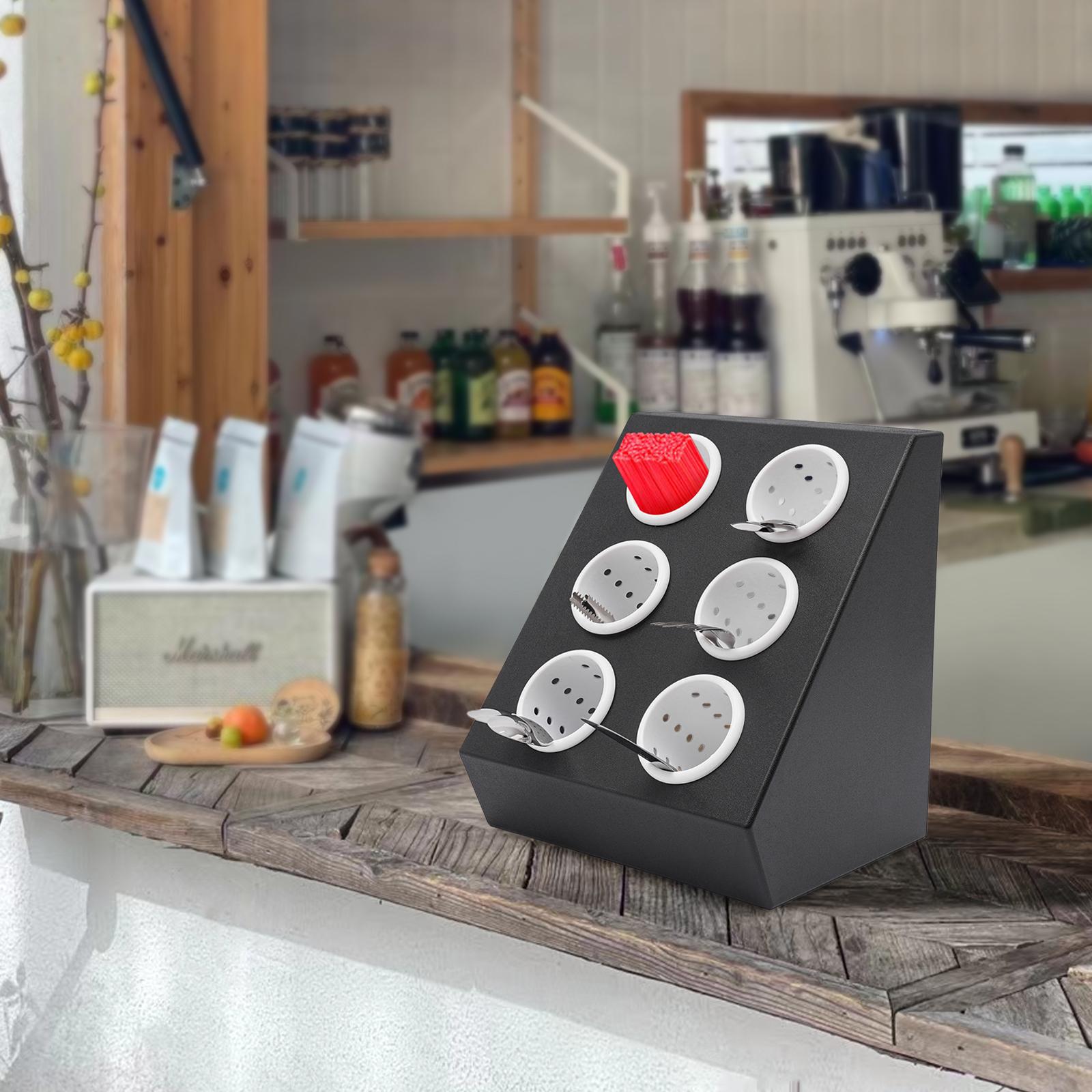 6-Compartment Stainless Steel Utensil Organizer, Knife Fork Spoon Storage Rack, Heavyweight Utensil Holder w/ 6 Removable Liners чёрный
6-Compartment Stainless Steel Utensil Organizer, Knife Fork Spoon Storage Rack, Heavyweight Utensil Holder w/ 6 Removable Liners чёрный