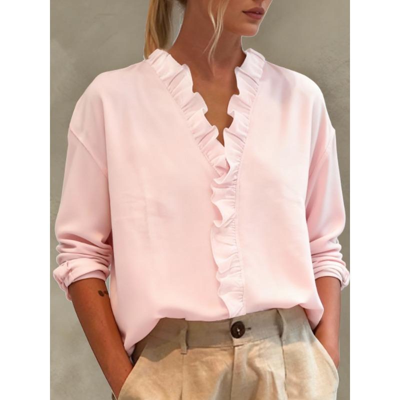 TIFICY Women s Fashion Casual Spring Autumn Solid Color Print Long Sleeve V-Neck Blouses & Shirts XXXL рожевий
TIFICY Women s Fashion Casual Spring Autumn Solid Color Print Long Sleeve V-Neck Blouses & Shirts XXXL рожевий