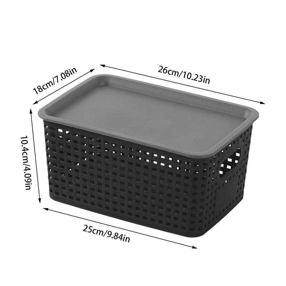 Snack Storage Organizer Portable Stackable Closet Organizer Container Kitchen Organization Supplies Playroom Storage Bins For чорний
Snack Storage Organizer Portable Stackable Closet Organizer Container Kitchen Organization Supplies Playroom Storage Bins For чорний