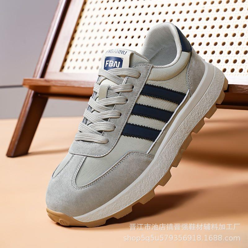 Ретро мужская обувь в гонконгском стиле, популярная, на толстой подошве, нескользящая, легкая, повседневная спортивная обувь, водонепроницаемая кожаная, модная обувь для бега 43
Ретро мужская обувь в гонконгском стиле, популярная, на толстой подошве, нескользящая, легкая, повседневная спортивная обувь, водонепроницаемая кожаная, модная обувь для бега 43